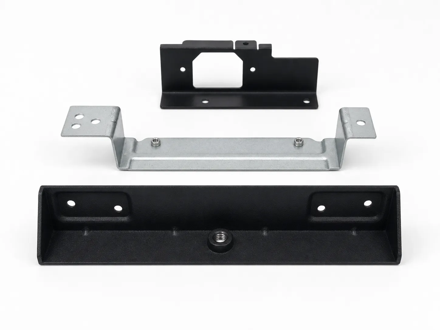 Interactive display mounting bracket and conference screen metal parts