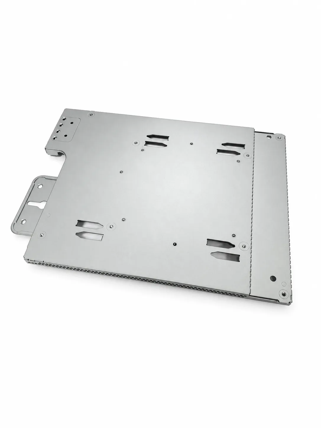 Notebook screen support bracket exterior sheet metal panel