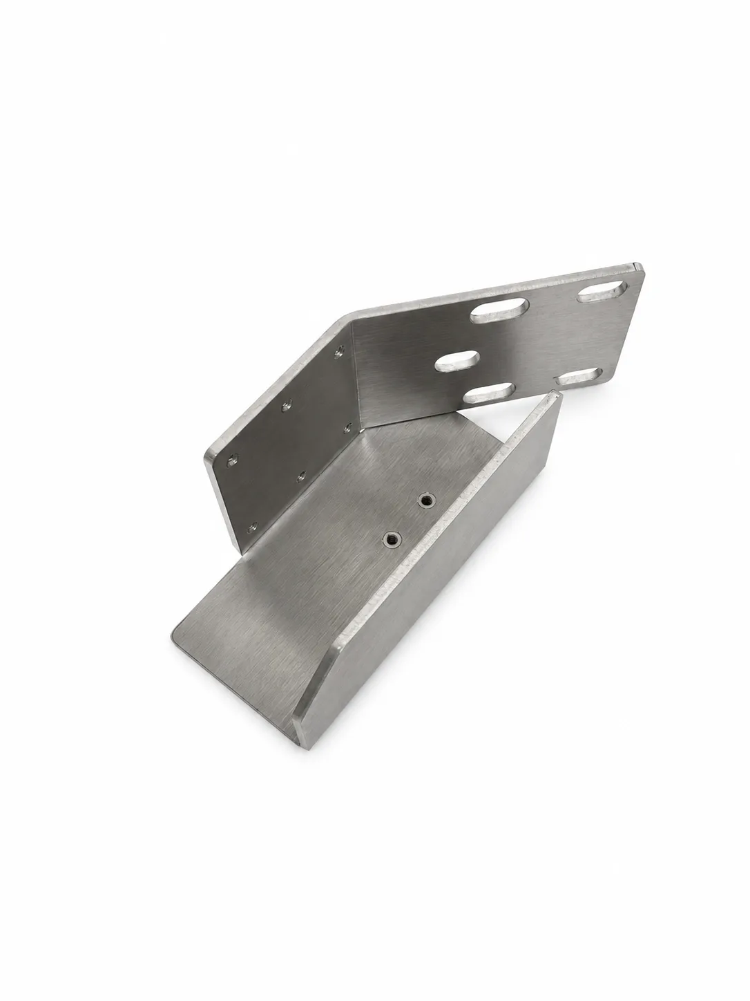 Speaker stamped metal support rear view with mounting slots