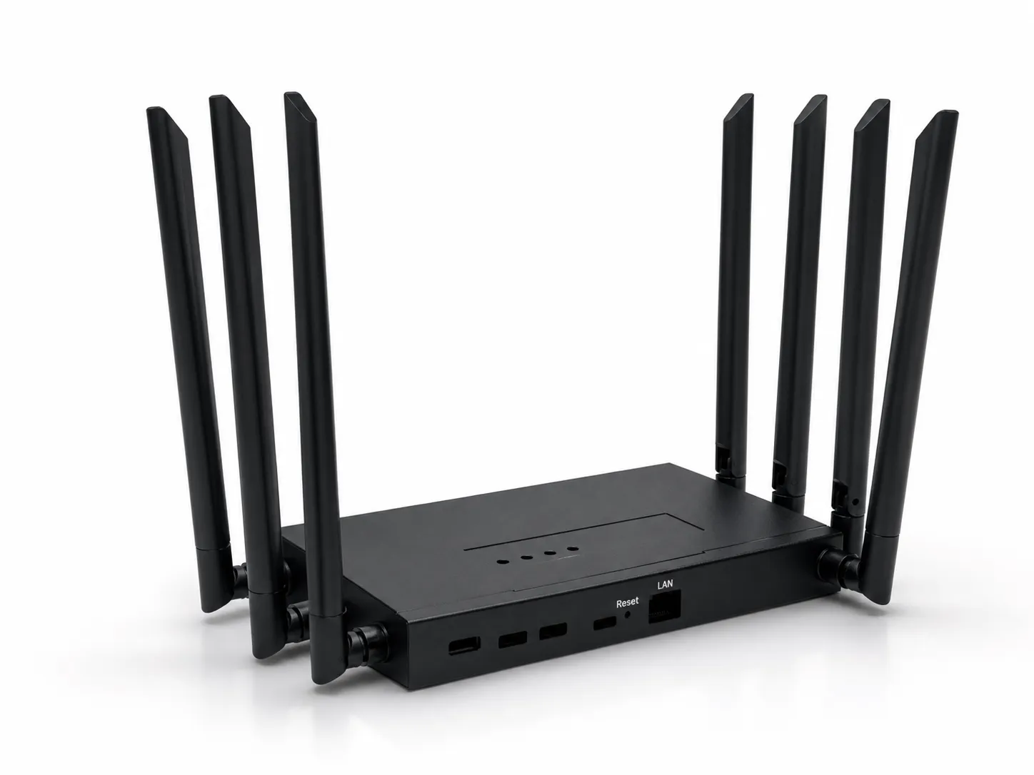 Wireless CPE metal case with antennas for network communications enclosure RFQ
